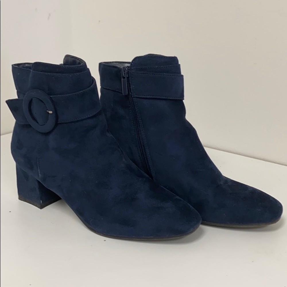 Impo Navy Blue Ankle Booties